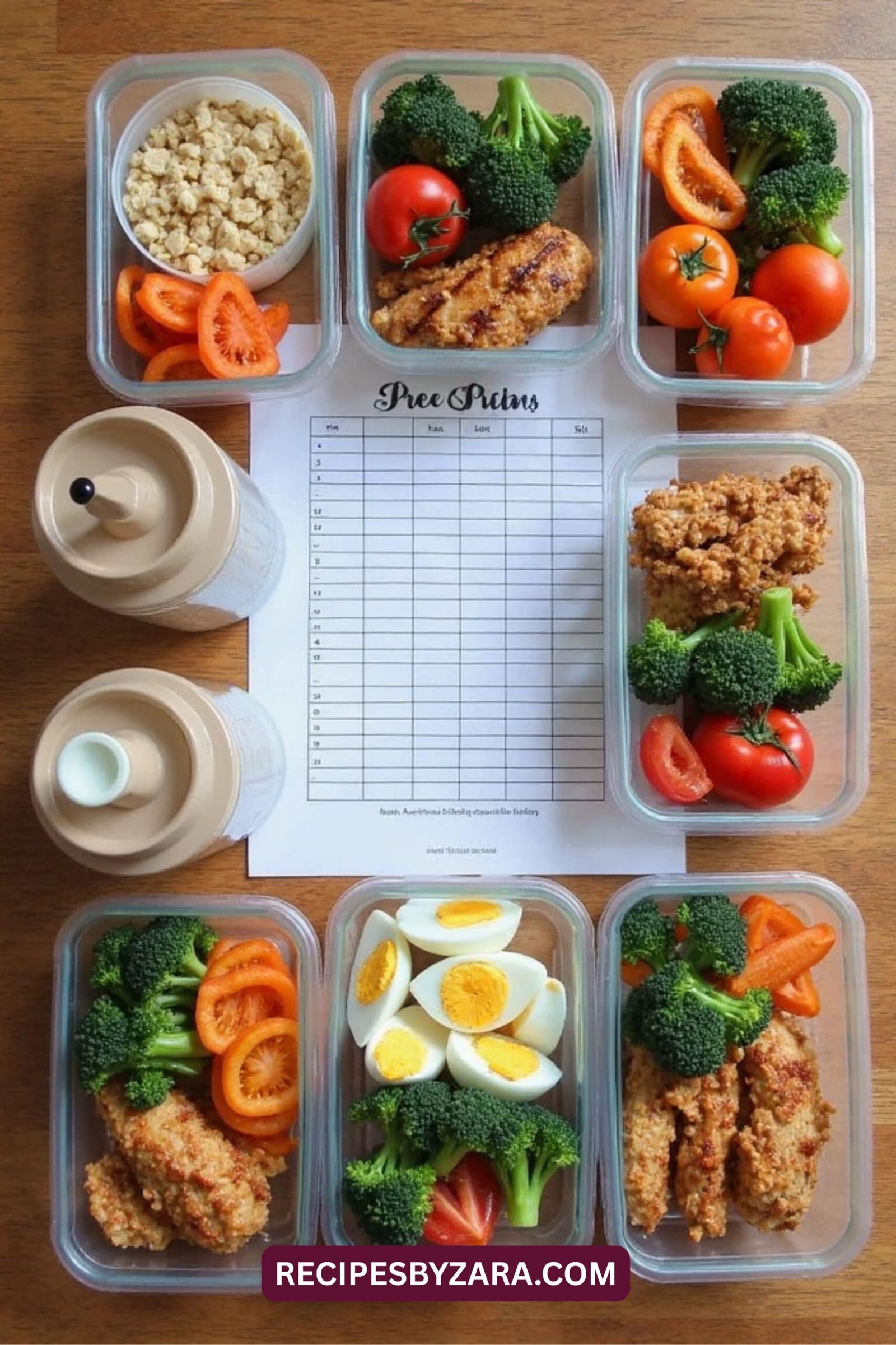 Meal Prep for Gym Build Muscle