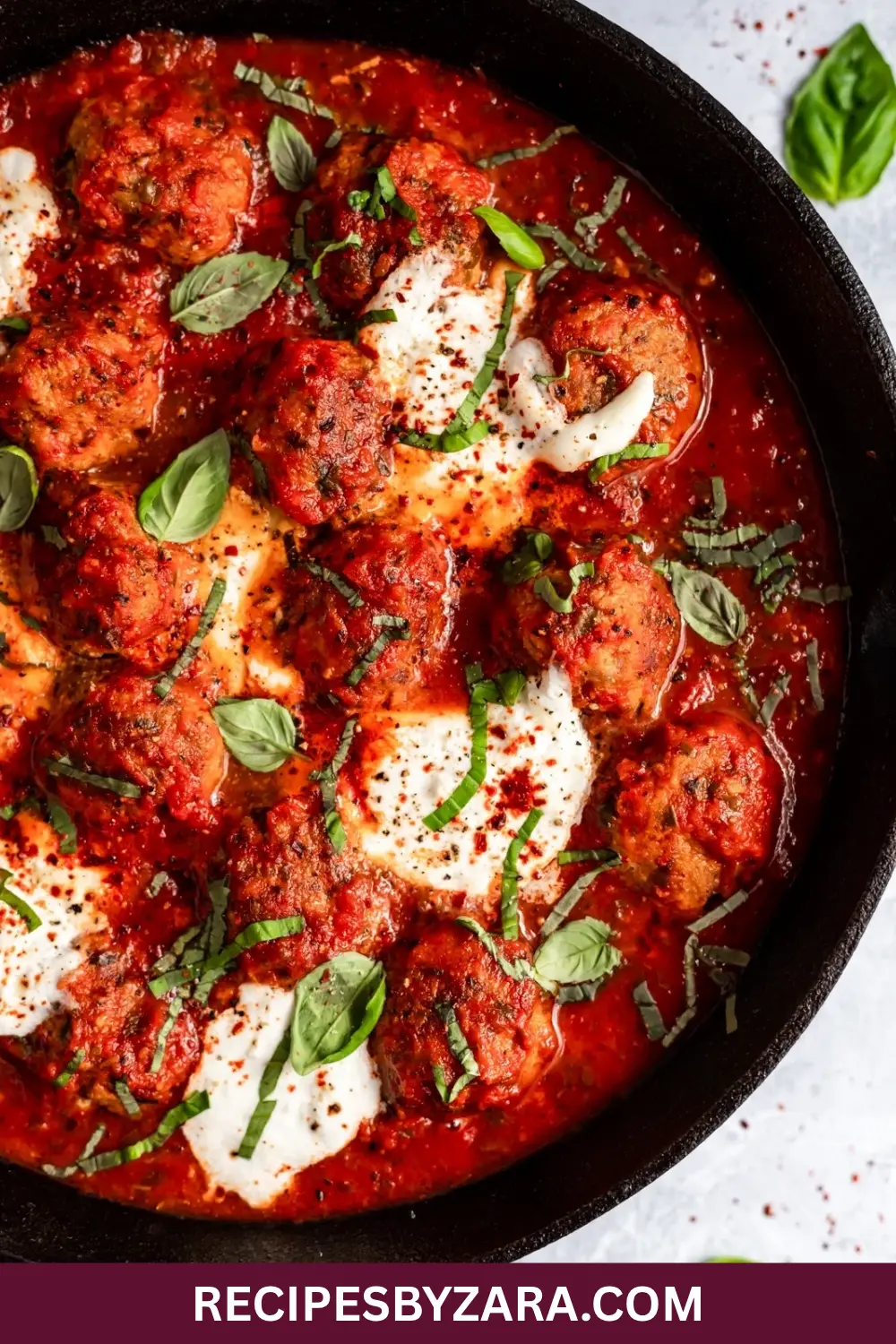 Turkey Meatballs in Spicy Tomato Sauce