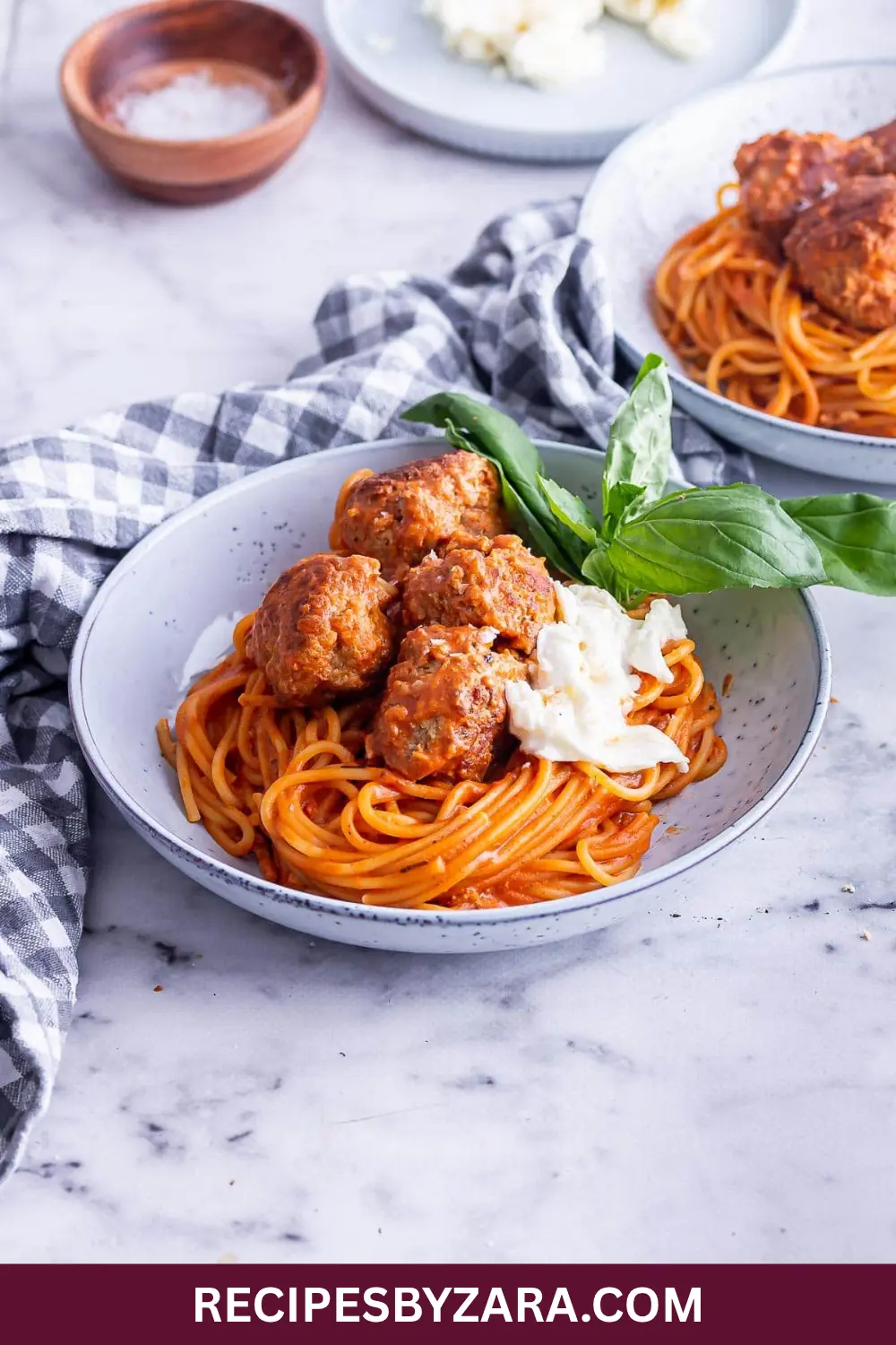 Turkey Meatballs with Spaghetti Squash