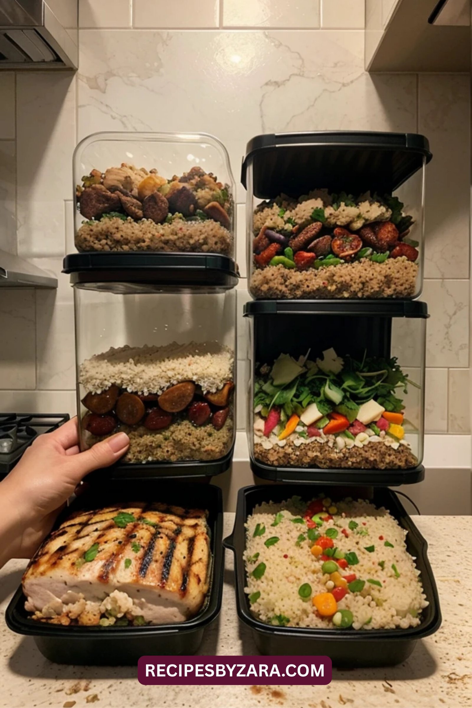 storage containers for meal prep