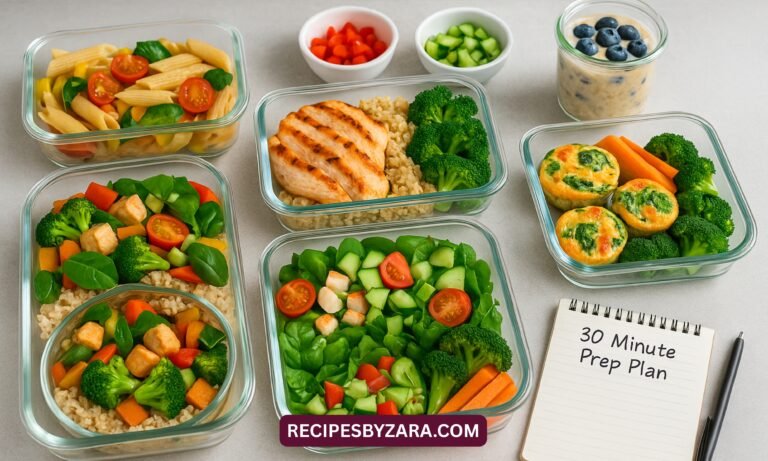 30 Minute Meal Prep Quick, Healthy Meals for Busy Lives