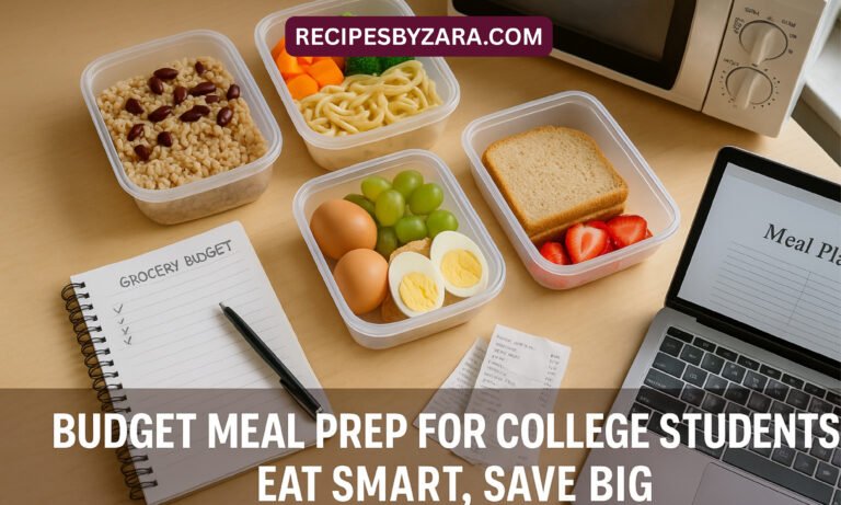 Budget Meal Prep for College Students