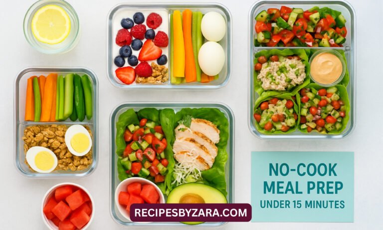 No-Cook Meal Prep Ideas for Hot Days