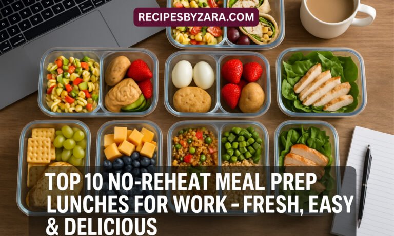 Top 5 Meal Prep Lunches for Work No Reheat Needed
